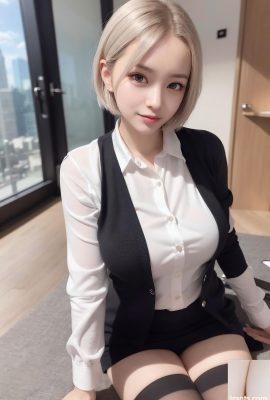 AIが生成した美女～日本と韓国の美女