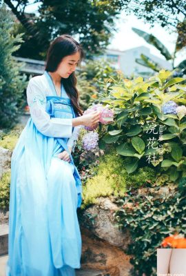 [浣花社]作品: 古代スタイルの漢服を着た少女モデル – 毛信義 (45P)