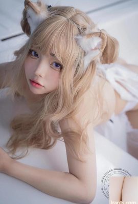 韓国美女Jellyの可愛いキツネ耳メイド衣装(36P)