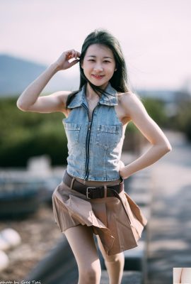 (オンラインコレクション)台湾美脚少女～ウィニー・ルル美女野外撮影リアル(28P)