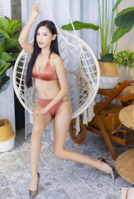 【美脚番外編】ビキニとハイヒールの美脚長モデル徐慧玲さん（68P）