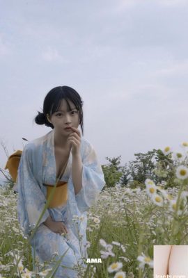 小沢 – 花の着物 + クリームの誘惑 (29P)