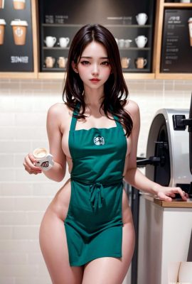 (ヨニムス) 彼女はコーヒーを作ります