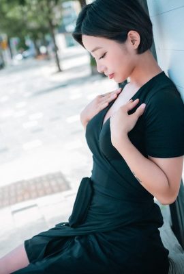 【Booty Queen】なんとも言えないカッコよさを与える韓国ショートヘア美少女(44P)