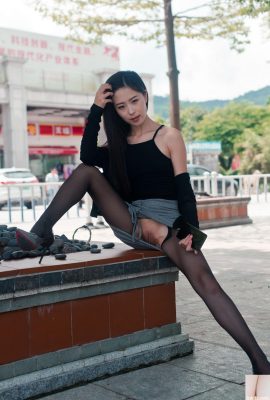 (オンラインコレクション) XiuRenモデル・シャオ・ツィイー・アリス「ブラックシルクグレードレス」(パート2)(83P)