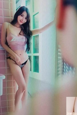 人気モデルのLeleWuが鏡に映る、美しい胸とお尻が魅力的（21P）