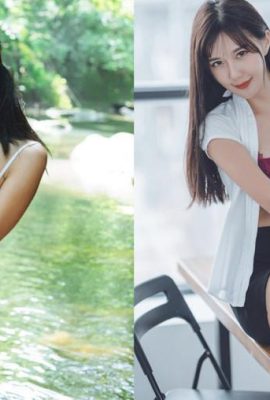 セクシーなランジェリーと黒のストッキングを着た芸術的な妖精「Yu Qing Min」の美しい誘惑を断ることができますか?  (20P)