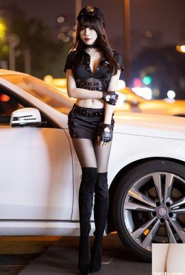 短いスカートと黒ストッキングの美人警察官 Zhizhi が情熱的に訓練されます (50P)