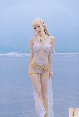 (ネット有名人COSER) 尤度清水由乃 – メアリーローズ白水着(33P)