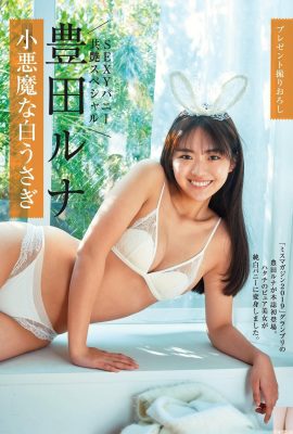 【豊田春菜】綺麗な胸と長い脚が見えますね…すごく発達してますね（6P）