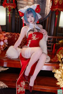 （インターネット上のコレクション）福祉の少女ユノ島村「チチョー新年チョンサム」限定VIP（73p）