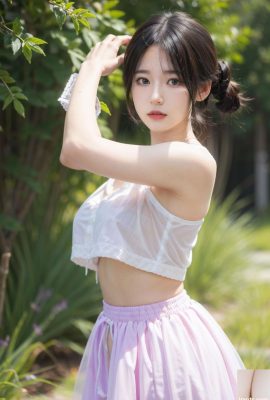 ラベンダースカート