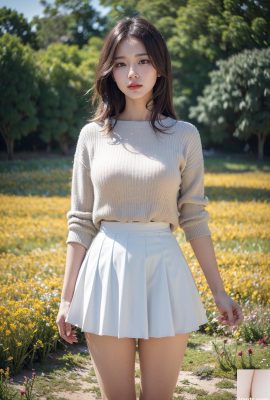 菜種の花の畑