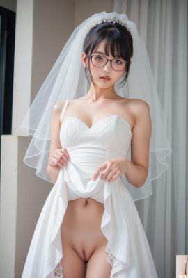 結婚式の女の子